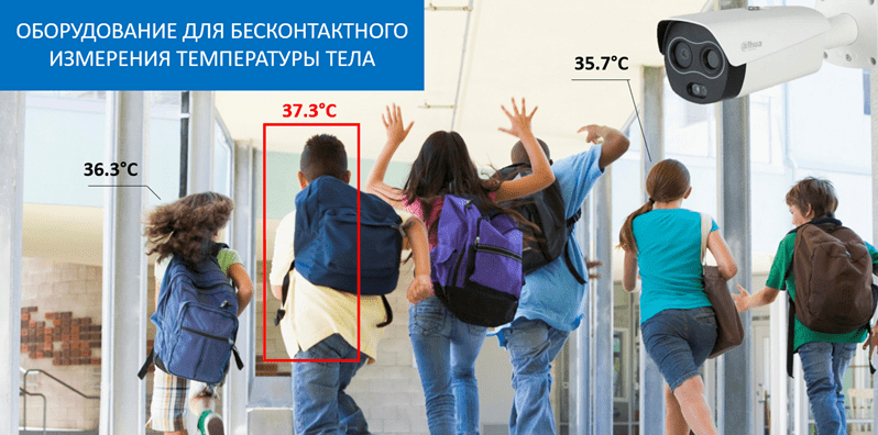 Установка тепловизора для измерения температуры тела в Одессе